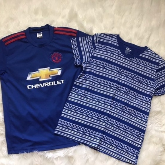 Boys Short Sleeve Shirts XL Set of 2 - Picture 1 of 7